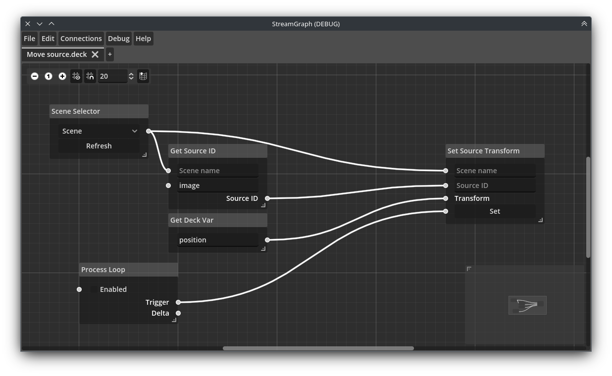 StreamGraph screenshot